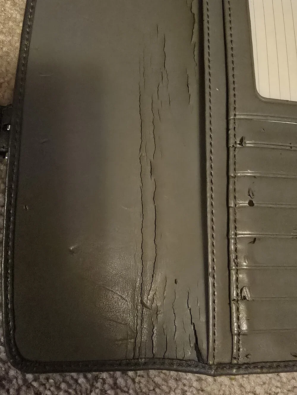 Coach Grey Signature Canvas Buckle Clutch Wallet